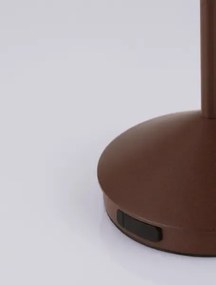 Vonkajšia stolová lampa Lumo hnedá