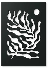 drevko Abstraktný obraz na stenu Koraly Rozmer obrazu: 44,5 x 31 cm, Farba dekorácie: Čierna