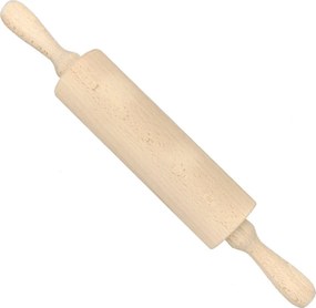 AMADEA Drevený valček, masívne drevo, dĺžka 38 cm