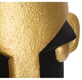 Vysoká váza z polyresínu v čierno-zlatej farbe 40 cm Tribal – Mauro Ferretti