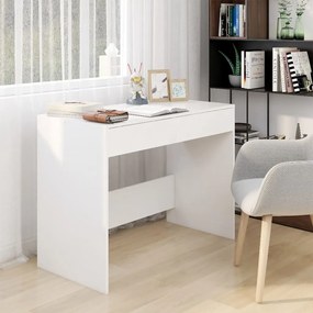 Stôl biely 101x50x76,5 cm drevotrieska 809557