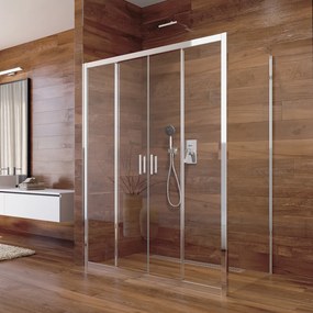 Mereo Mereo, Sprchový kút, Lima, obdĺžnik, výška 190 cm, chróm ALU, sklo Číre, MER-CK89413K