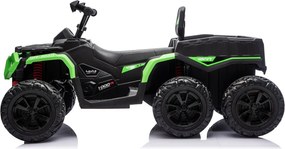 LEAN CARS Štvorkolka na batérie ATV 6 kolies s prívesom JC606 24V 4x4 zelená