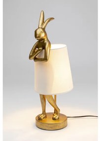 Rabbit stolná lampa 50 cm zlatá/biela