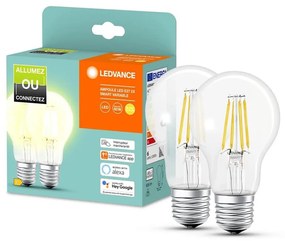 SADA 2x LED Stmievateľná žiarovka SMART+ A60 E27/6W/230V 2700K  - Ledvance 4058075625785