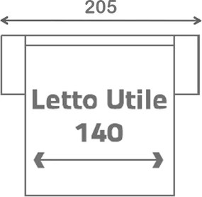 Pohovka na každodenné spanie LIVORNO s rozkladom, tyrkysová (penelope 18), 140