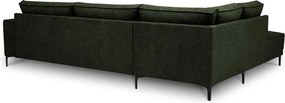 Zelená ženilková rohová pohovka (ľavý roh/do L) Copenhagen – Scandic