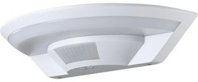 LED vonkajšie nástenné svietidlo UFO IP54 15W 1100lm 4000K biele so senzorom pohybu