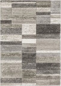 Oriental Weavers, Kusový koberec Castro Carved 5507/NQ2J, 140x200, šedá, kancelária