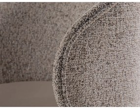 Béžové zamatové kreslo Inez – Micadoni