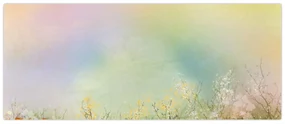 Obraz - Maľovaná lúka 2 (120x50 cm)