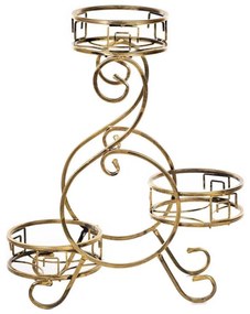 Stojan na kvety 64x60 cm zlatá