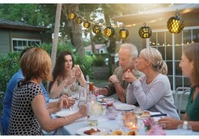 LED Solárna reťaz 3,8m 8xLED/1,2V