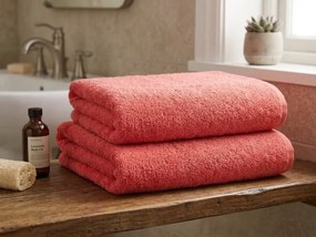 Osuška NORIELLE 70x140 cm červená, 100% bavlna
