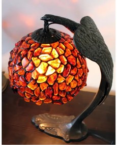 Jantárová lampa Tiffany 48*22Ø AMBER