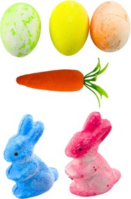 LEAN Veľkonočné ozdoby v košíku - 6 kusov