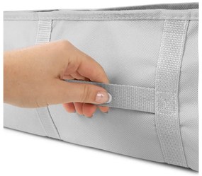 Vákuový/vystužený látkový úložný box na oblečenie 56x56x16,5 cm Granit – Compactor