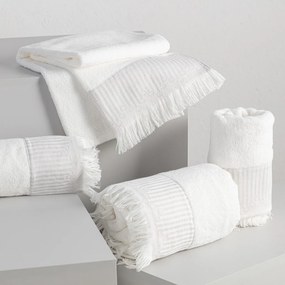 Súprava uterákov Trevor 3ks biela sivá