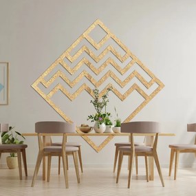Drevená geometrická dekorácia štvorec | SENTOP PR0397-A