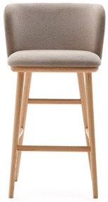 Svetlohnedá barová stolička (výška sedadla 65 cm) Ciselia – Kave Home