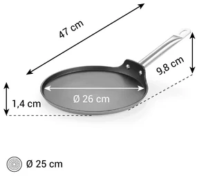 Tescoma Panvica na palacinky GrandCHEF+ pr. 26 cm