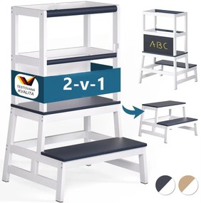 InternetovaZahrada Detská učiaca veža Barn 93x51x50 cm - antracit