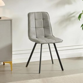 Jedálenský set 6x stolička + stôl Catini LANDON béžová/sivá