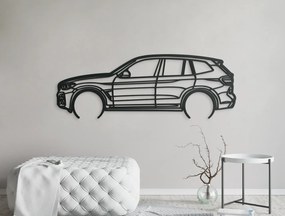 drevko Moderná nálepka BMW X3 Rozmer obrazu: 30,5 x 86 cm, Farba dekorácie: Čierna