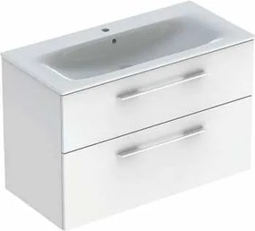 Geberit Selnova kúpeľňová skrinka s umývadlom 100x50,2x65,2 cm biela lesk 501.244.00.1