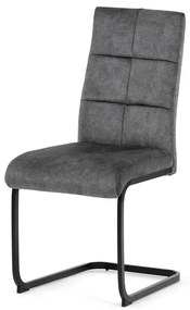 Autronic BONTEC Jedálenská stolička, šedá, zamat vintage, DCL-D1275 GREY4 Farba: Šedá