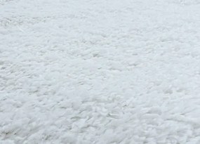 Koberce Breno Kusový koberec FLUFFY kruh 3500 White, biela,160 x 160 cm