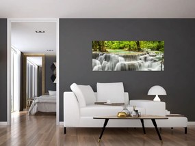 Obraz vodopádov (120x50 cm)