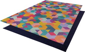 Flair Rugs, Kusový koberec Match Axel Geo Multi, 120x170, viacfarebná, chodba / predsieň