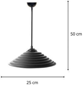 Stropní svítidlo Chairo černé