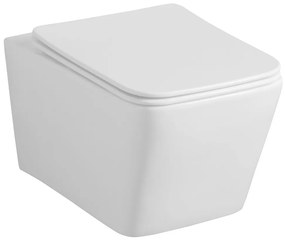 Sapho, PORTO závesná WC misa, Rimless, 36x52 cm, biela