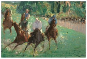 Obraz - Edouard Manet, At the Races, reprodukcia (90x60 cm)