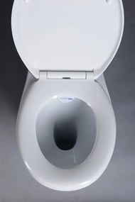 Cersanit Etiuda, WC kombi misa zvýšená pre hendikepovaných, CleanOn bez sedátka, zadný odpad, K11-0221