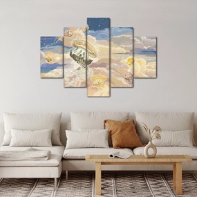 Obraz - Nebeské medúzy (150x105 cm)