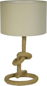 Searchlight EU78410 - Stolná lampa ROPE 1xE27/60W/230V