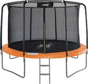 Trampolína s vnútornou sieťou 374 cm Gardenline PRO - oranžová