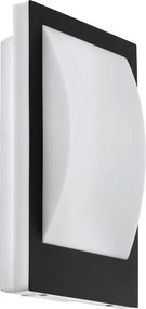 Eglo 79577 - Vonkajšie nástenné svietidlo FLAMMIGNANO 1xE27/9W/230V IP44 čierna