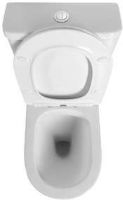 Sapho Sapho, INFINITY RIMLESS WC kombi misa s nádržkou, spodný/zadný odpad, biela, PC105WR