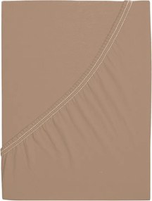 4Home jersey prestieradlo Ideál orechová, 100 x 200 cm