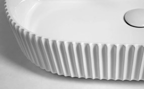 Isvea Isvea, SINTESI keramické umývadlo na dosku, 60x40cm, biela, 10SI65060