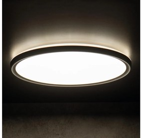 Kanlux 31505 - LED Kúp. stropné svietidlo AZPO LED/22W/230V pr. 42 cm IP54 čierna KX2605