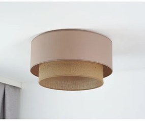 Duolla - Stropné svietidlo BOHO 1xE27/15W/230V pr. 45 cm béžová/hnedá
