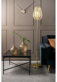Stojacia lampa v zlatej farbe Leitmotiv Lucid, výška 150 cm