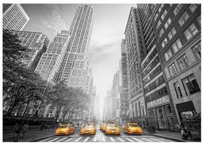 Artgeist Fototapeta - New York - yellow taxis Veľkosť: 300x210, Verzia: Standard