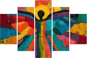 Obraz - Maľovaný anjel (150x105 cm)