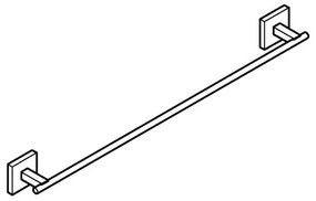 GROHE 41089DC0 - Držiak na uteráky START CUBE 600 mm z nehrdzavejúcej ocele